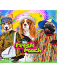 'The Fresh Pooch' Personalized 3 Pet Poster