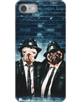 'The Blues Doggos' Personalized 2 Pet Phone Case