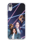 '1980s Lazer Portrait Pet(Male)/Human(Female)' Personalized Phone Case