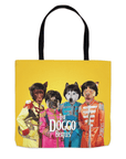 'The Doggo Beatles' Personalized 4 Pet Tote Bag