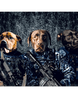 'The Navy Veterans' Personalized 3 Pet Poster