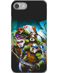 'Teenage Mutant Ninja Doggos' Personalized 4 Pet Phone Case
