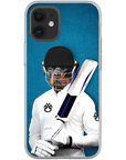 'The Cricket Player' Personalized Phone Case