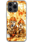 'The Firefighters' Personalized 2 Pet Phone Case