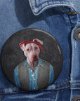 2Pac Dogkur Custom Pin