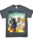 'Green Bay Doggos' Personalized 2 Pet T-Shirt