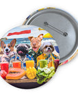 The Beach Dog(s) ( 1 - 4 Pets) Custom Pin