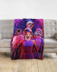 'Chewing Things' Personalized 4 Pet Blanket