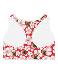Custom Sports Bra (Bloom Red: 1-4 Pets)