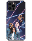 '1980s Lazer Portrait Pet(Male)/Human(Female)' Personalized Phone Case