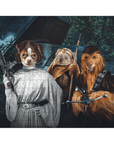 'Star Woofers 3' Personalized 3 Pet Puzzle