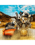'Harley Wooferson' Personalized 5 Pet Puzzle