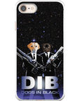'Dogs in Black' Personalized 2 Pet Phone Case