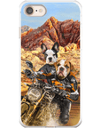'Dogati Riders' Personalized 2 Pet Phone Case