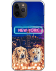 'Doggos of New York' Personalized 2 Pet Phone Case