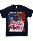 'Croatia Doggos' Personalized 2 Pet T-Shirt