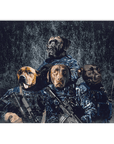 'The Navy Veterans' Personalized 4 Pet Blanket