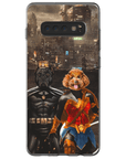 'Batdog & Wonder Doggette' Personalized 2 Pet Phone Case