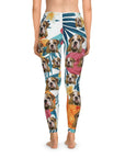 Custom Leggings (Floral White: 1-4 Pets)