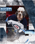 'Winnepeg Doggos Hockey' Personalized Pet Puzzle