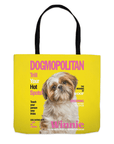 'Dogmopolitan' Personalized Tote Bag
