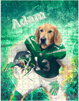 'New York Jet-Doggos' Personalized Pet Puzzle
