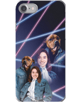 '1980s Lazer Portrait Pet(Male)/Human(Female)' Personalized Phone Case
