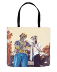 '2Paw and Notorious D.O.G. California Edition' Personalized 2 Pet Tote Bag