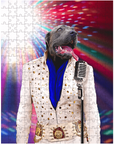 'Elvis Pawsley' Personalized Pet Puzzle