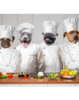 'The Chefs' Personalized 4 Pet Poster