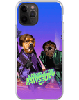 'A Night at the Pawsbury' Personalized 2 Pet Phone Case