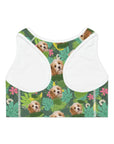 Custom Sports Bra (Leafy Green: 1-4 Pets)