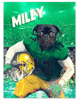'Notre Dame Doggos' Personalized Pet Poster