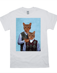 'Step-Kitties' Personalized 2 Pet T-Shirt