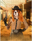 'The Cowgirl' Personalized Pet Puzzle