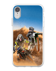 'The Motocross Riders' Personalized 2 Pet Phone Case