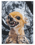 'The Fierce Wolf' Personalized Pet Blanket