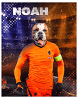 'Holland Doggos Soccer' Personalized Pet Poster
