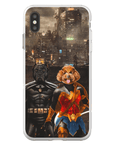 'Batdog & Wonder Doggette' Personalized 2 Pet Phone Case
