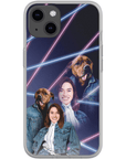 '1980s Lazer Portrait Pet(Male)/Human(Female)' Personalized Phone Case