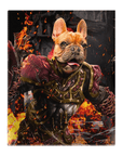 'Hades Doggo' Personalized Pet Standing Canvas