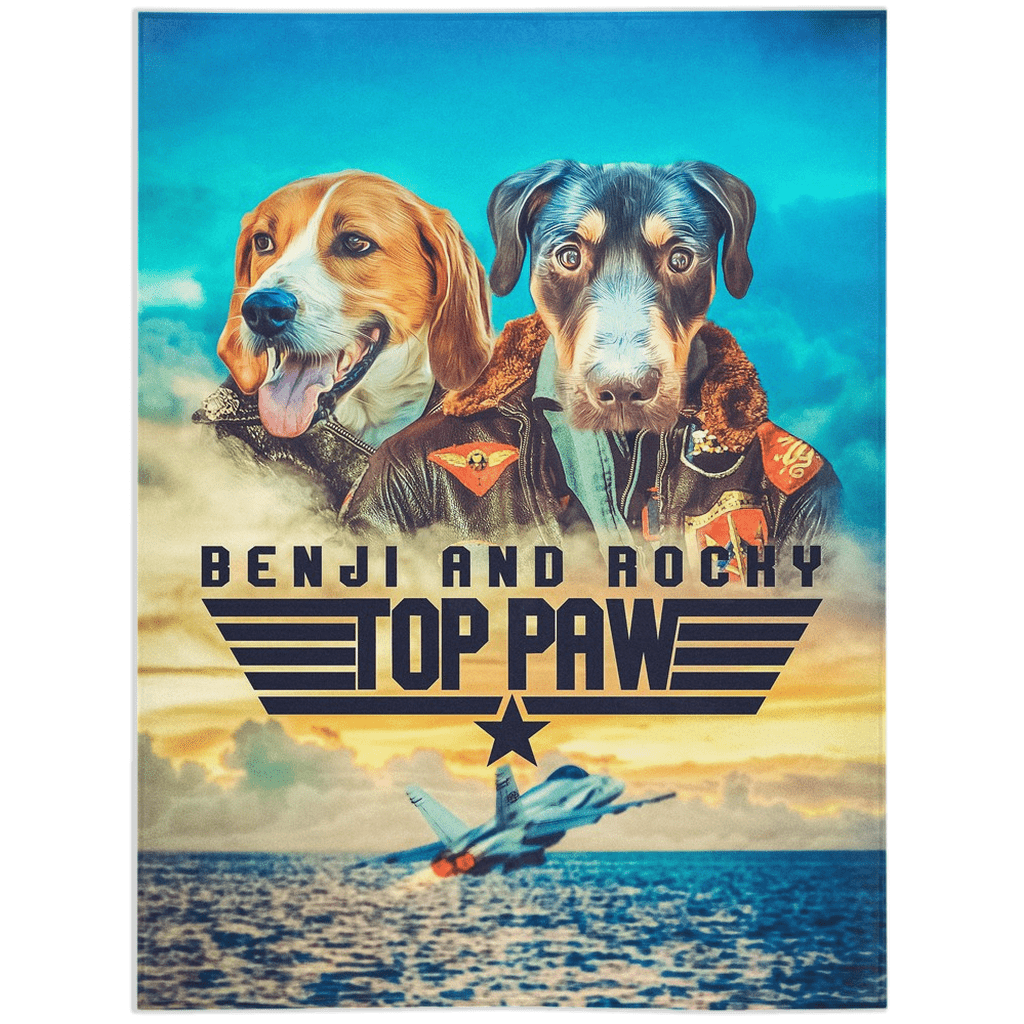 Top Paw Personalized 2 Pet Blanket