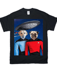 'Doggo-Trek' Personalized 2 Pet T-Shirt