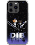 'Dogs in Black' Personalized 2 Pet Phone Case