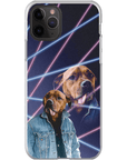 '1980s Lazer Portrait' Personalized Pet Phone Case