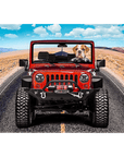 'The Yeep Cruiser' Personalized Pet Standing Canvas