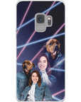 '1980s Lazer Portrait Pet(Male)/Human(Female)' Personalized Phone Case