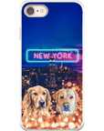 'Doggos of New York' Personalized 2 Pet Phone Case