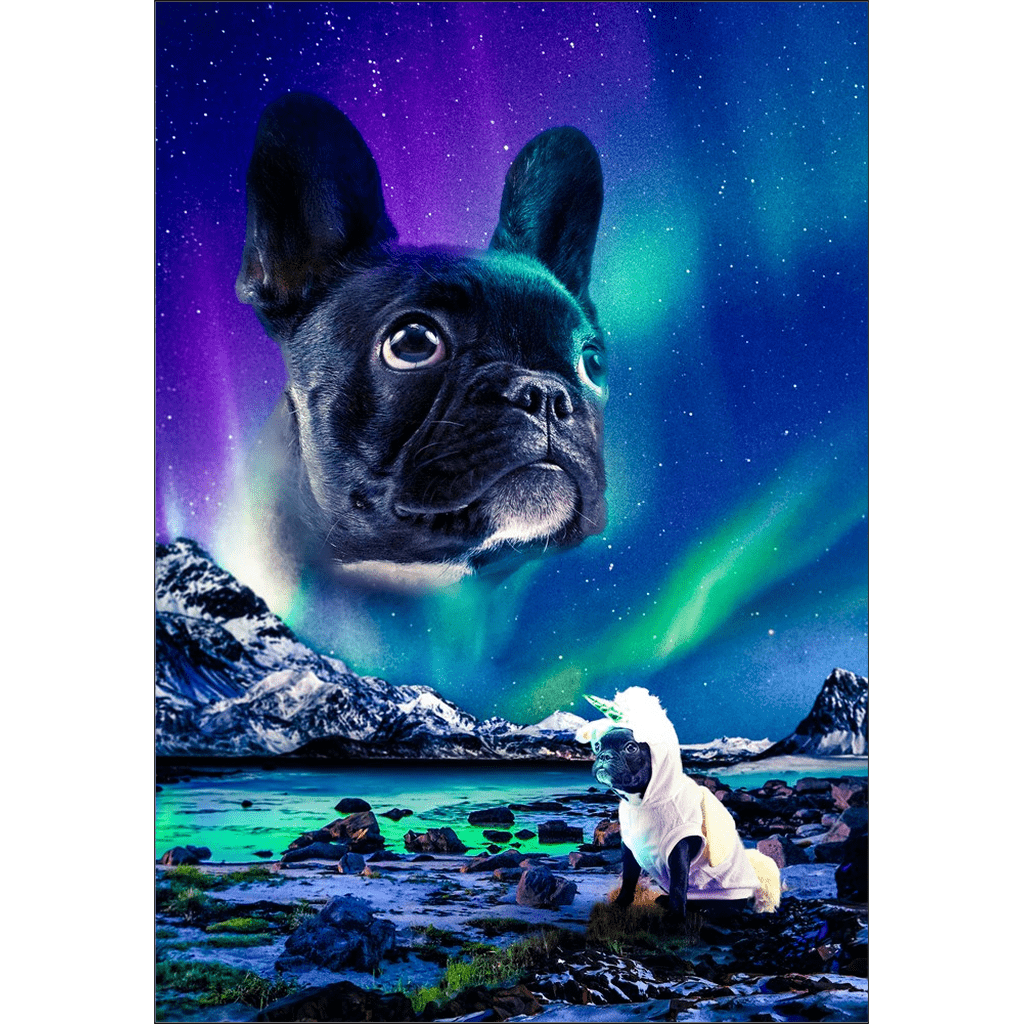 &#39;Majestic Northern Lights&#39; Personalized Posters