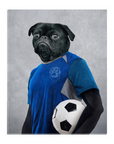 'The Soccer Player' Personalized Pet Standing Canvas